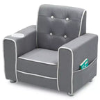 Poltroncina imbottita per bambini con portabicchieri | Capitonnè, 3+ anni