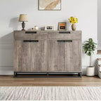 Mobile Contenitore da Cucina Moderno Grande da 140 cm | 2 Cassetti e 4 Ante, Credenza per Angolo Caffè