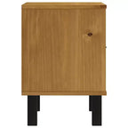 Comodino in Legno Massello di Pino | 1 Cassetto e Ripiano Aperto, 40 cm L x 35 cm P x 50 cm H