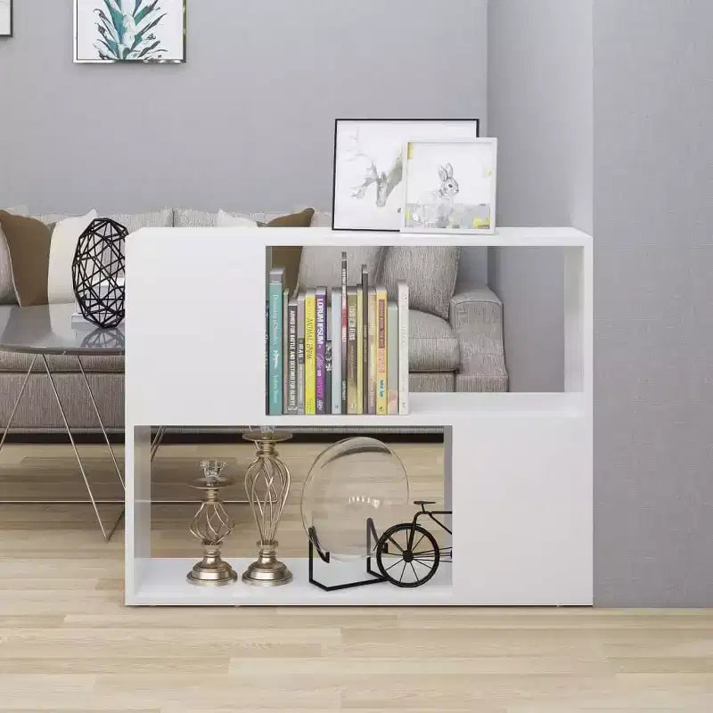 Mobile TV Bianco | Porta TV in Legno Ingegnerizzato 80 cm L x 24 cm P x 63 cm A