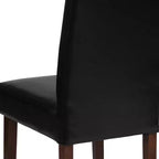 Set di 4 sedie da pranzo Parsons di metà secolo | Ecopelle, telaio in legno massello, 136 kg