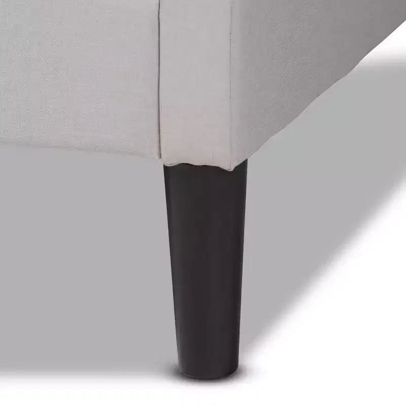 Divano letto singolo imbottito e in legno | Telaio in MDF e legno di caucciù, non è necessaria la rete a molle