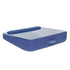 Tavolino da letto multiuso con cuscino in memory foam | 49 cm L, Blu
