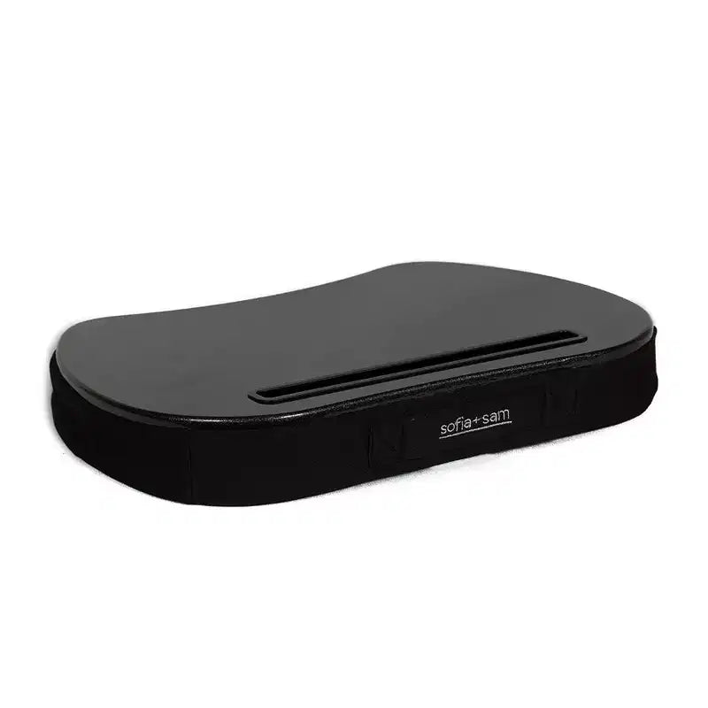 Mini Lap Desk con Memory Foam e alloggiamento per tablet | Portatile, nero, adatto per laptop da 15"