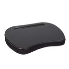 Mini Lap Desk con Memory Foam e alloggiamento per tablet | Portatile, nero, adatto per laptop da 15"