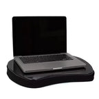 Mini Lap Desk con Memory Foam e alloggiamento per tablet | Portatile, nero, adatto per laptop da 15"